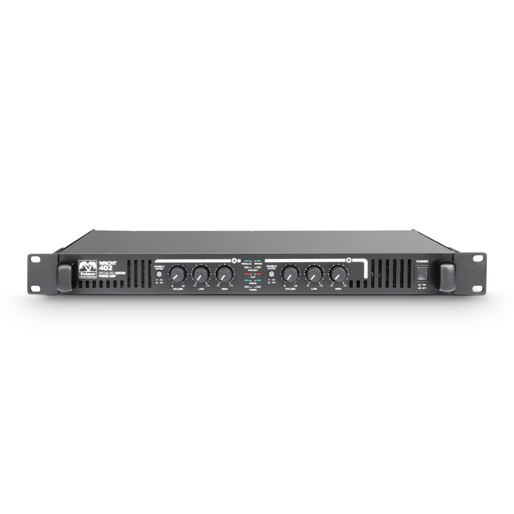 Palmer MACHT 402 - Amplificador de efectos estéreo 19" para guitarra