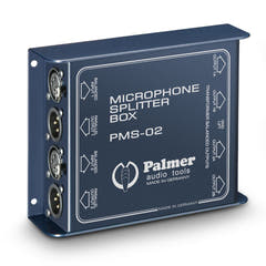 Palmer MS 02 - Splitter de micrófono de dos canales