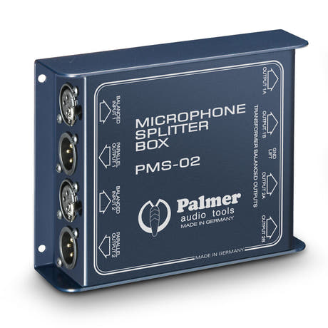 Palmer MS 02 - Splitter de micrófono de dos canales