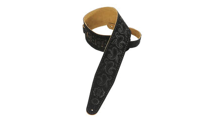 Levys PMS44T03 correa de guitarra 3", negra