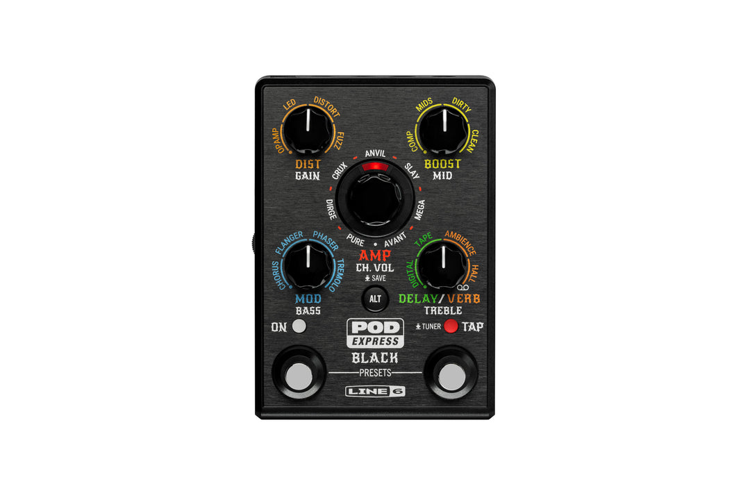 Line6 Pod Express Black Guitarra Multiefectos