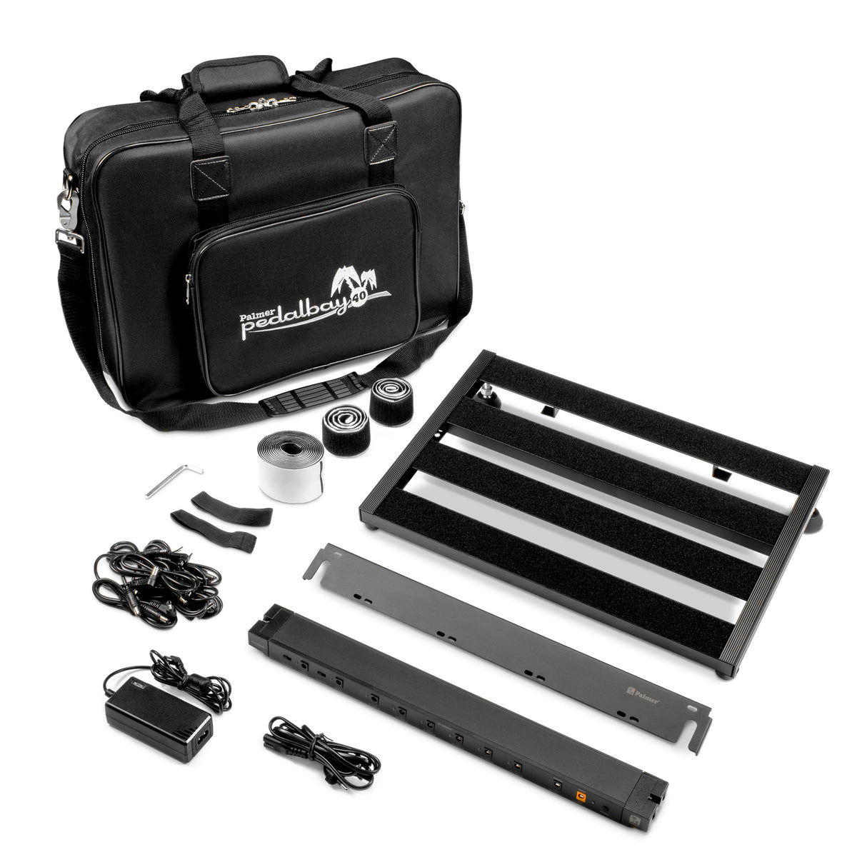 Palmer Pedalbay® 40 PB - pedalboard incl. barra de alimentación WTPB40