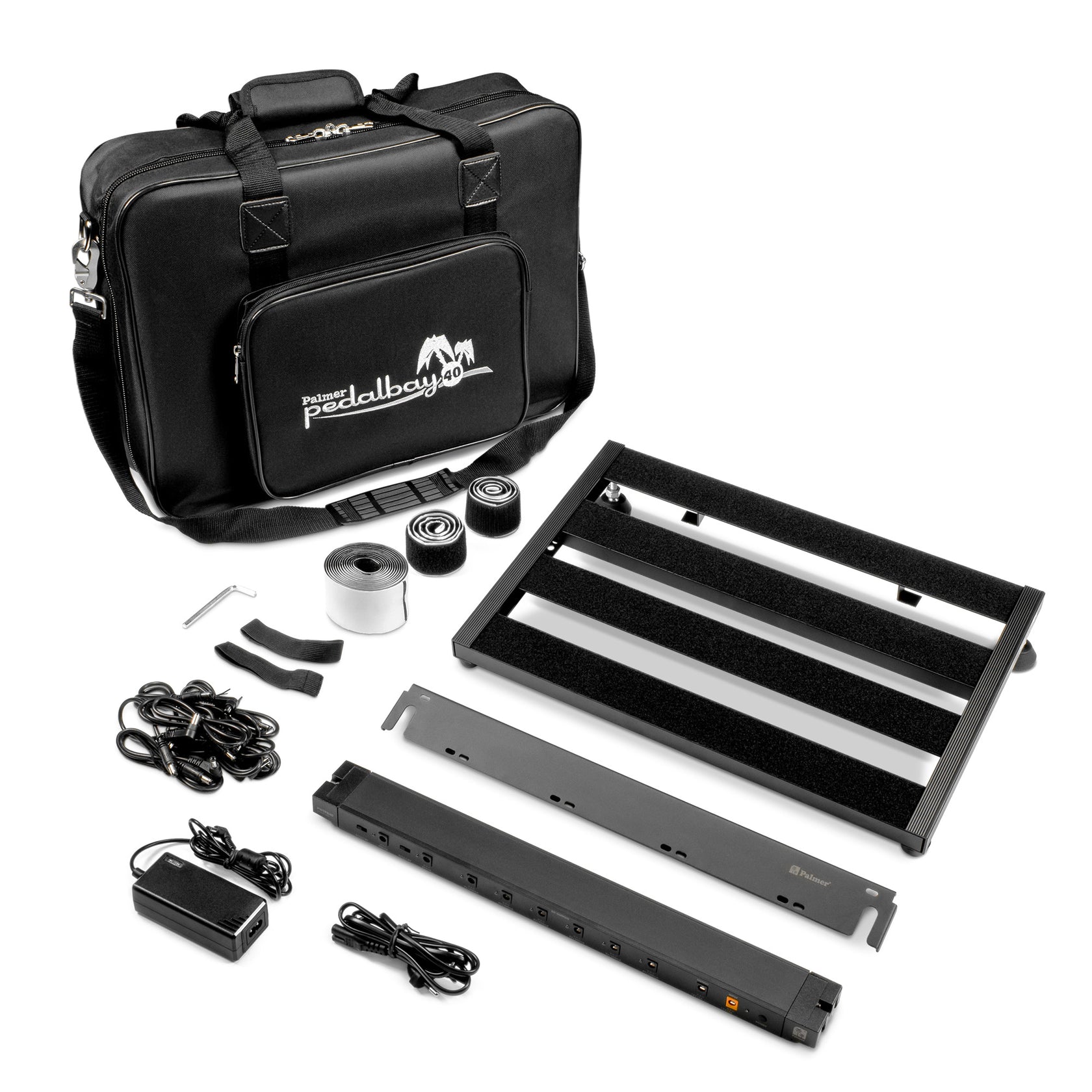 Palmer Pedalbay® 40 PB - pedalboard incl. barra de alimentación WTPB40