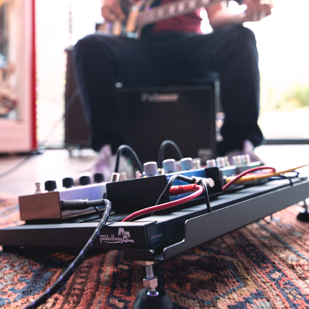 Palmer Pedalbay® 40 PB - pedalboard incl. barra de alimentación WTPB40