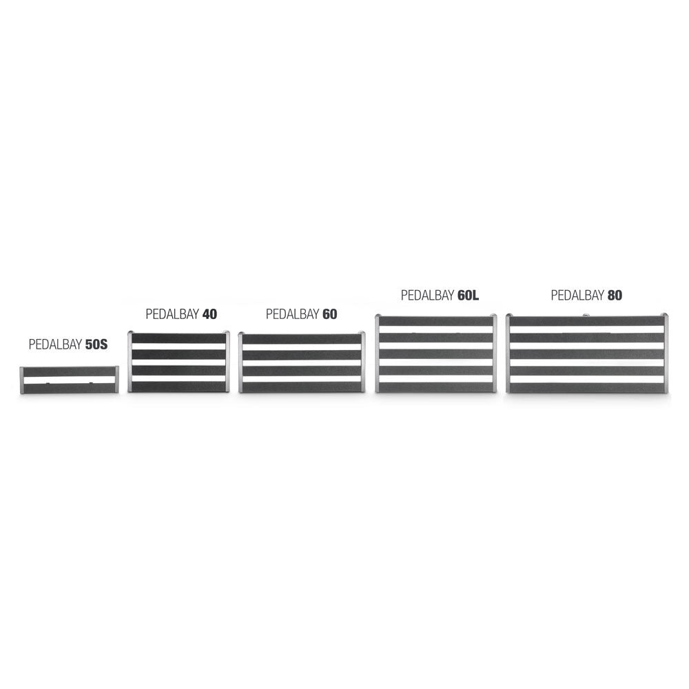 Palmer PEDALBAY® 60 L - Pedalboard ligero y ajustable con softcase protectora, 60 cm