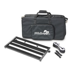 Palmer PEDALBAY® 60 - Pedalboard ligero y ajustable con softcase protectora, 60 cm