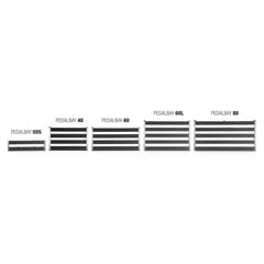 Palmer PEDALBAY® 60 - Pedalboard ligero y ajustable con softcase protectora, 60 cm