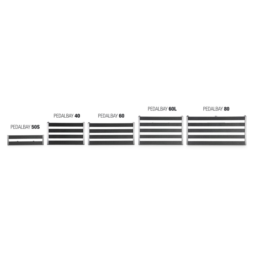 Palmer PEDALBAY® 60 - Pedalboard ligero y ajustable con softcase protectora, 60 cm