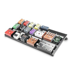 Palmer PEDALBAY® 80 - Pedalboard ligero y de configuración variable con softcase protectora, 80 cm