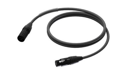 ProCab DMX/AES XLR han > XLR hun m/sort Neutrik - 15 m