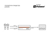 Palmer RIVER tauber - Caja de interconexión pasiva para micrófonos