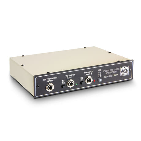 Palmer TINO SYSTEM – Sistema de conmutación para 2 amplificadores de guitarra a 1 pantalla con entrada remota