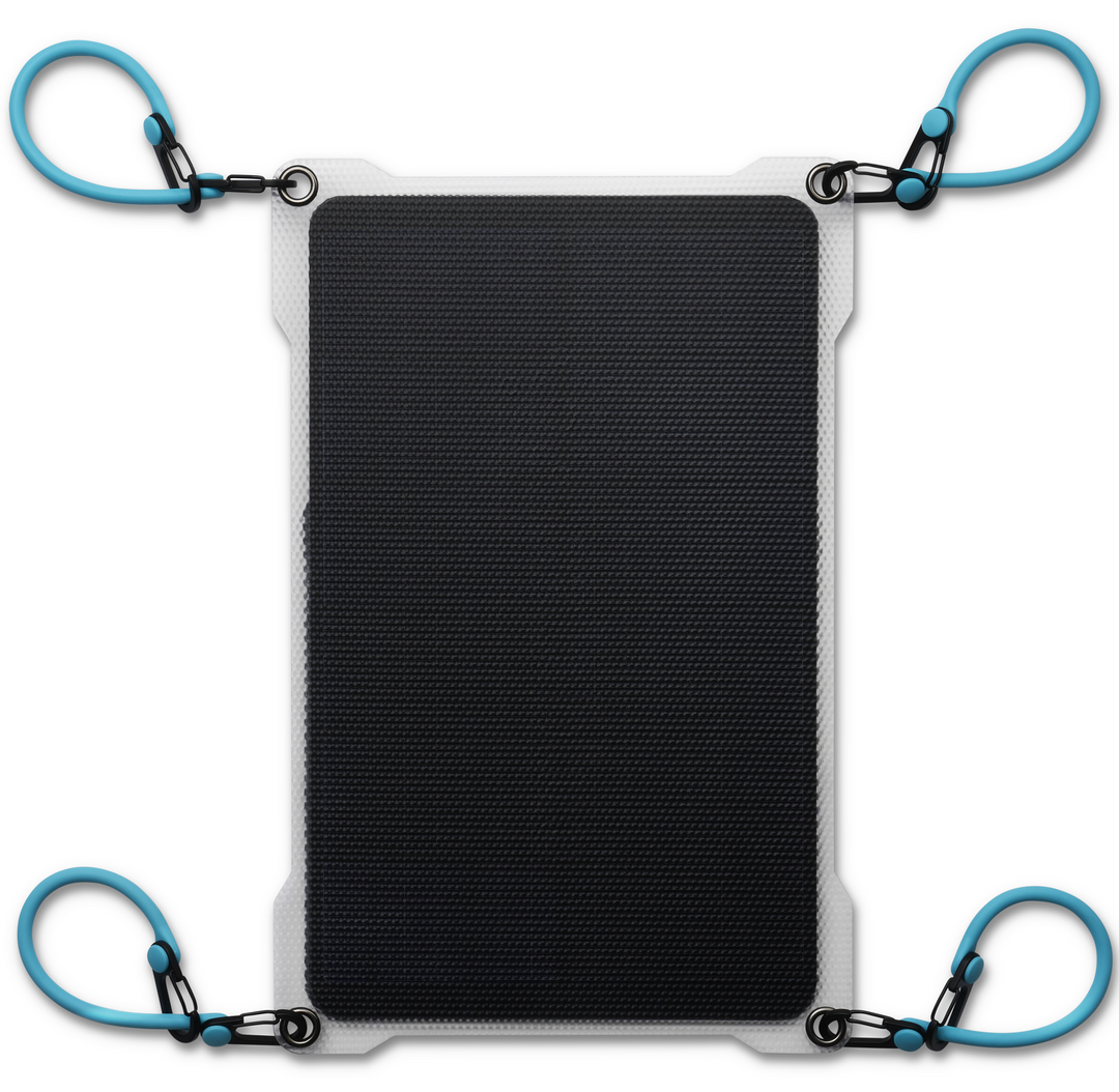 Pale Blue Approach 1 Solar Panel 7W Single, w/Grip Cords