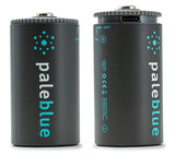 Pale Blue Li-Ion Rechargeable D Battery 2 pack