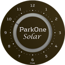 ParkOne Solar Reloj de estacionamiento, Sort