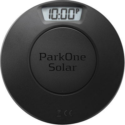 ParkOne Solar Reloj de estacionamiento, Sort