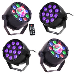 Partypack UV LED + Luces de disco