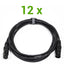 DMX Cable Pack (12x3m)