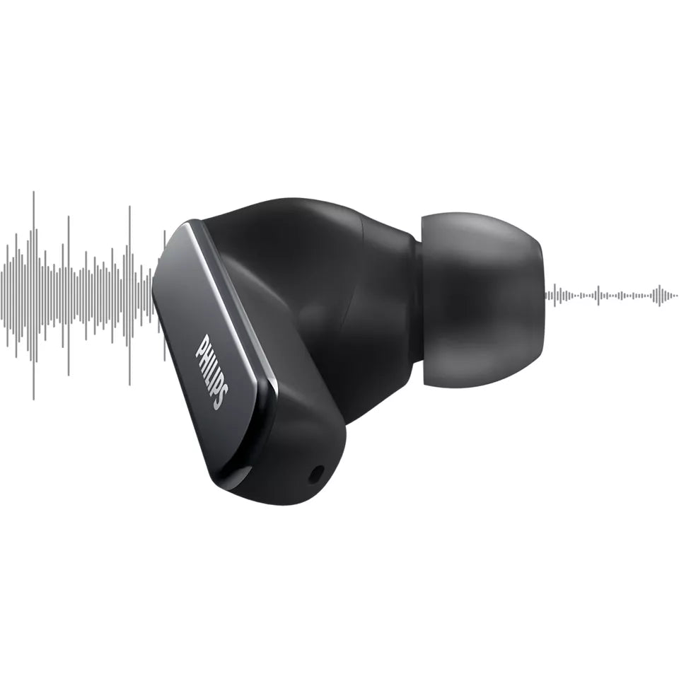 Philips TAT5506BK/00 True Wireless Headphones (Black)