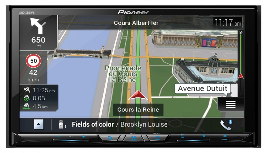 Pioneer AVIC-Z830DAB-C Navegación para Camper, Bluetooth, Trådløs Apple CarPlay