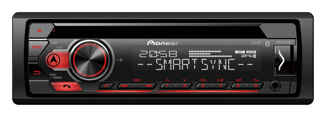 Pioneer DEH-S320BT 1-DIN Estéreo de coche con Bluetooth
