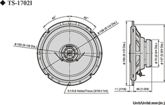 Pioneer TS-1702i Altavoces para Coche (17cm, 6,5")