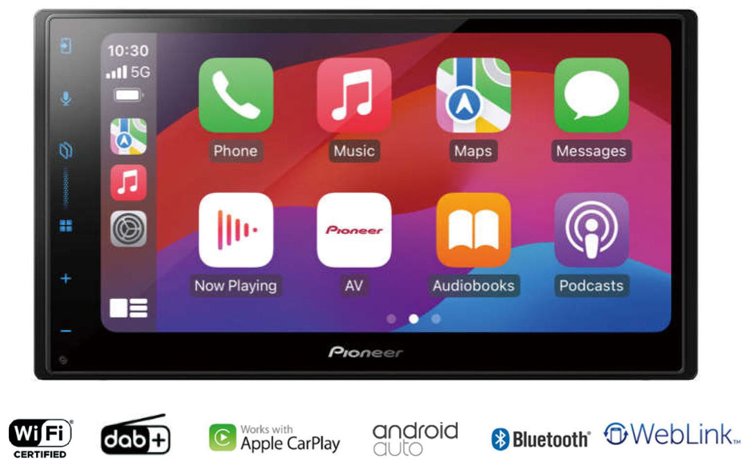 Pioneer SPH-DA77DAB/Cámara de Reversa - Apple CarPlay Inalámbrico