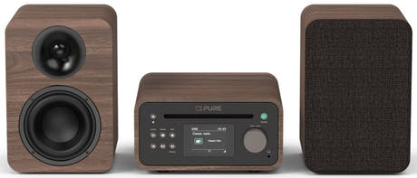 Pure Classic Stereo Mini Marrón café/Nogal