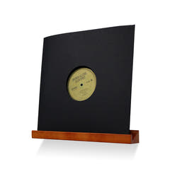 Estante de exhibición para discos de vinilo - Madera de Paulownia