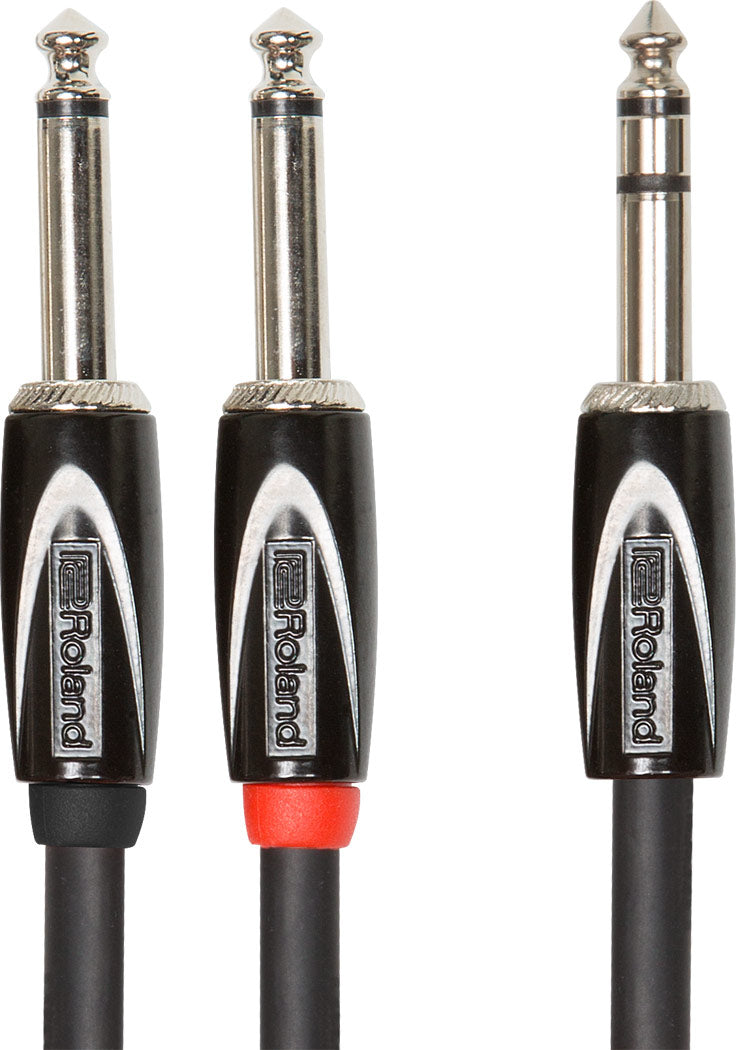 Roland Cable Y estéreo a 2x Jack Mono (3m)
