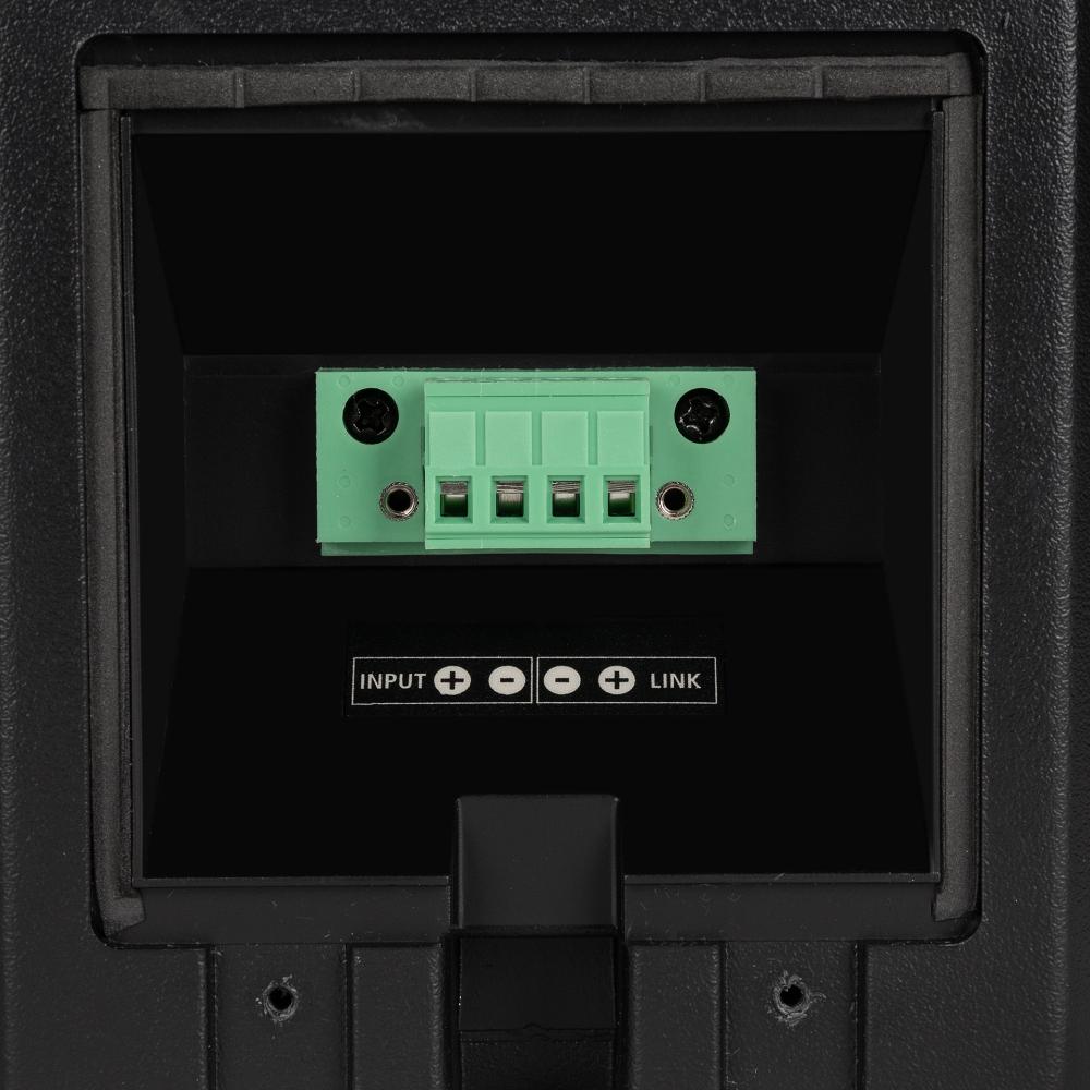 RCF altavoz de pared de 2 vías de 4" set (2 unidades) 40W 8 Ohm IP55, Negro