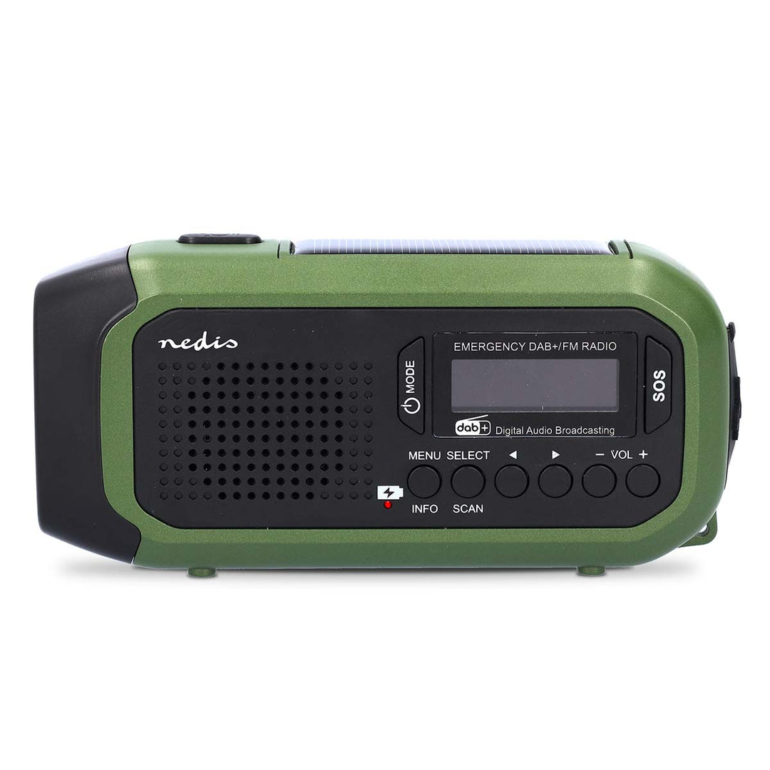 Radio de Emergencia Portátil con manivela