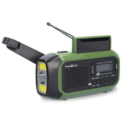 Radio de Emergencia Portátil con manivela