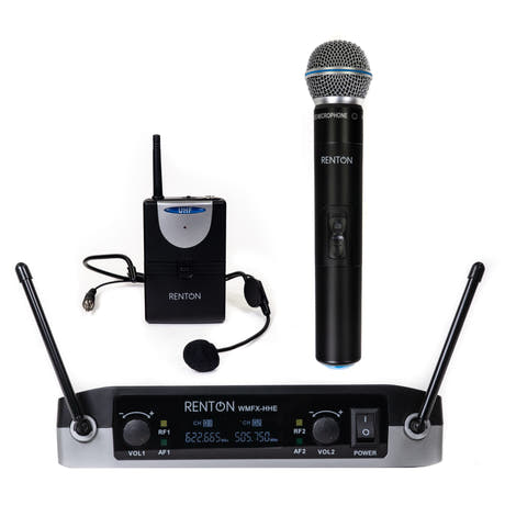 Renton WMFX Trådløst Set de Micrófonos Combinado