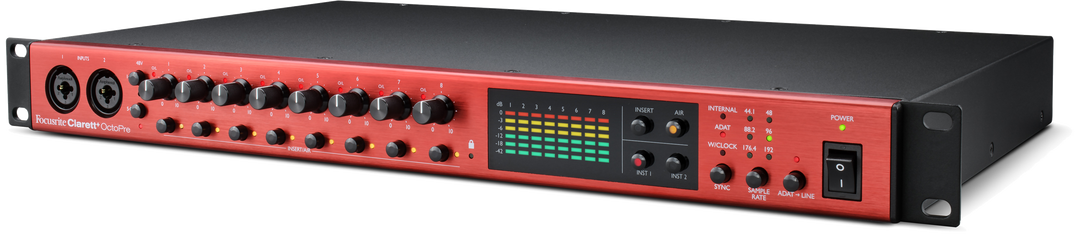 Focusrite Clarett+ Octopre Micrófono Preamp