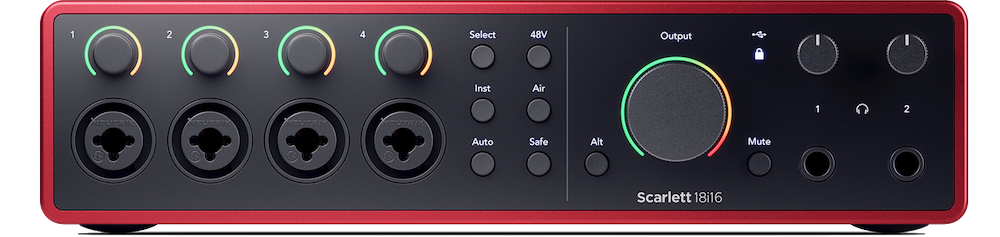 Focusrite SCARLETT4 18I16 Tarjeta de sonido Premium