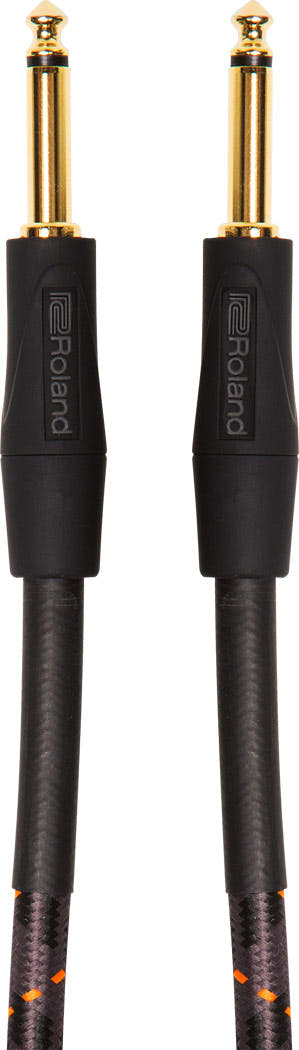 Roland "GOLD" Instrument Kabel 6.3mm Jack mono a 6.3mm Jack mono