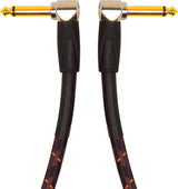Roland "GOLD" Patch cable 6.3mm Angle Jack mono to 6.3mm Angle Jack mono