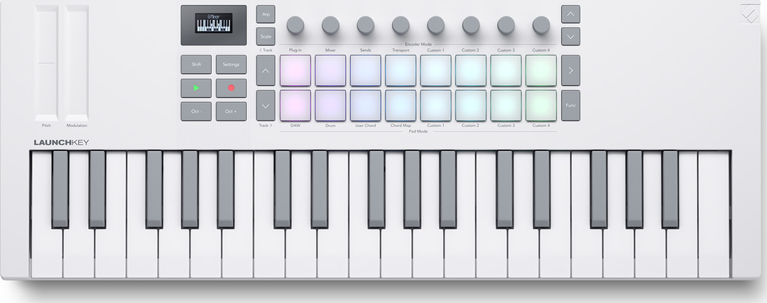 Novation Launchkey MINI 37 MK4 Teclados (Hvid)