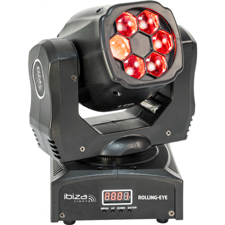 Ibiza Rolling-Eye LED Cabezas Móviles (6x12W)