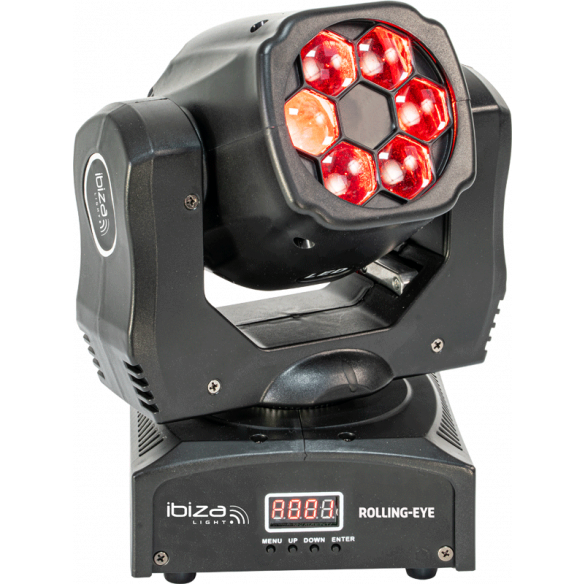 Ibiza Rolling-Eye LED Cabezas Móviles (6x12W)