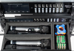 Renton Rack Sistema Inalámbrico Combinado (4 de Mano + 8 Auriculares)
