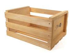 Studio 57 - Caja para discos LP (Madera clara)