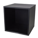 Studio 57 - Estante de almacenamiento para discos de vinilo (36,5 x 36,5 cm, Black)
