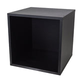 Studio 57 - Estante de almacenamiento para discos de vinilo (36,5 x 36,5 cm, Black)