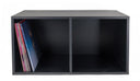 Studio 57 - Estante de almacenamiento para discos de vinilo (71,5 x 36,5 cm, Black)