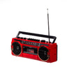 Studio 57 - Reproductor de casetes con FM & Bluetooth, Rojo