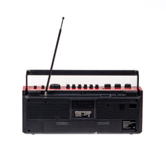 Studio 57 - Reproductor de casetes con FM & Bluetooth, Rojo