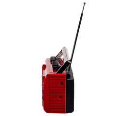 Studio 57 - Reproductor de casetes con FM & Bluetooth, Rojo