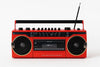 Studio 57 Reproductor de casetes con FM y Bluetooth, Rojo